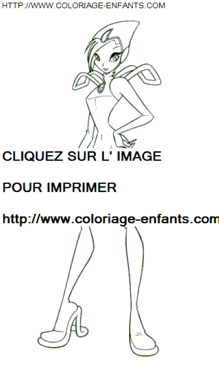 Winx coloring